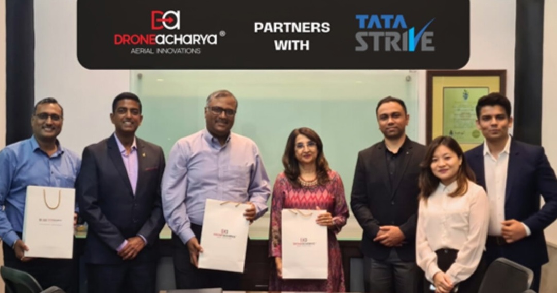DroneAcharya and Tata STRIVE launch drone pilot training for the underprivileged